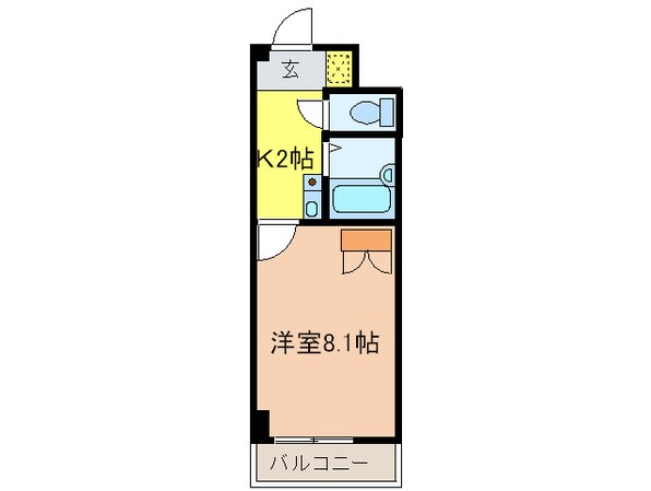 レナジア名古屋芸大前の物件間取画像